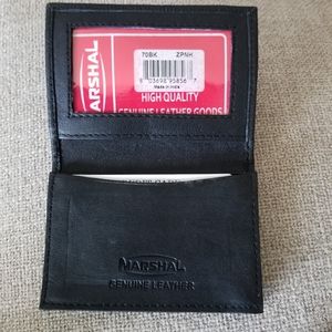Mens leather credit card wallet